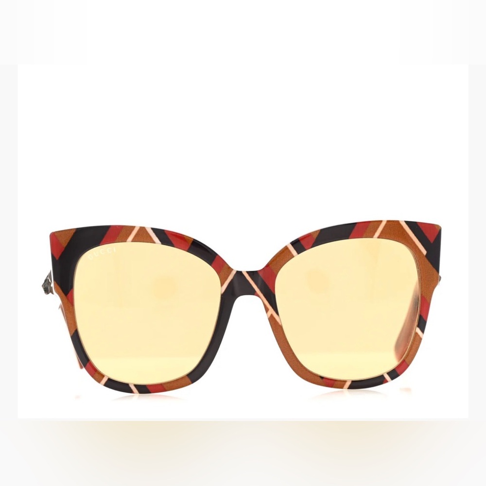 GUCCI Interlocking GG Acetate Square Frame Sungla… - image 3